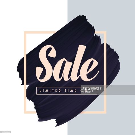 Vector Art : Sale text on black paint brush smear vector background. Banner Design Inspiration, Creative Logo Design, Craft Logo, Black Inspiration, Cloud Wallpaper, Image Ideas, Black Image, Sale Banner, Best Logo Design