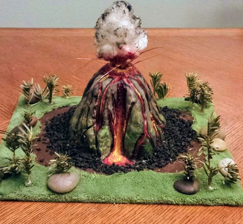 4th grade project: Her teacher love the model that he decided to keep it as example. Diy Volcano Projects, Diy Volcano, Volcano Model, A Warrior Woman, Volcano Projects, Ap Classes, Lost Time, Visual Learners, Child Life