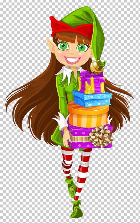 Christmas Elf Drawing, Christmas Elf Character, Elves Drawing Christmas, Santa's Workshop Illustration, Christmas Elf Clipart, Elf Cartoon, Elf Images, Santa Claus Elves, Elf Clipart