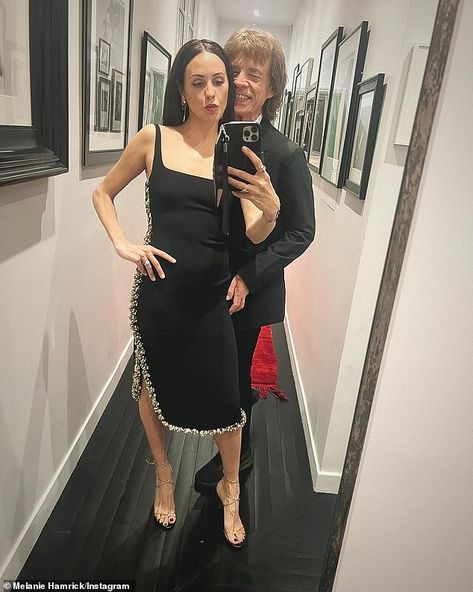 Melanie Hamrick gushed over her partner Mick Jagger as she shared a sweet birthday tribute... Mick Jagger Girlfriend, Melanie Hamrick, Sweet Birthday, Paisley Shirt, The Olympics, Mick Jagger, Ballet Dancers, Look Alike, Celebrity Couples