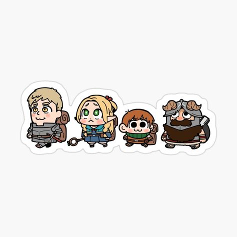 Star Wars Stickers Aesthetic, Game Of Thrones Stickers Printable, Genshin Inpact Chibi Stickers, Dungeon Meshi Stickers, Dnd Stickers, Luffy Gear 5, Dungeon Meshi, Business Stickers, Anime Stickers