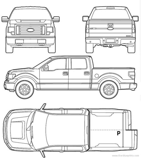 Trucks Drawing, Low Poly Car, Blueprint Drawing, Cool Car Drawings, Cars Coloring Pages, Car Sketch, 3d Modelling, Car Drawings, Vehicle Design