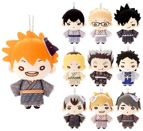 Haikyuu Keychain, Haikyuu Plushies, Haikyuu Merch, Plushie Patterns, Plush Keychain, Anime Merchandise, Blue Bloods, Festival Design, Takara Tomy