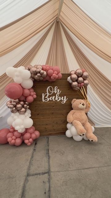 Tent Draping Ideas, Tent Baby Shower, Tent Draping, Girls Tent, Draping Ideas, Outdoor Baby Shower, Shower Tent, Elegant Baby Shower, Baby Learning Activities