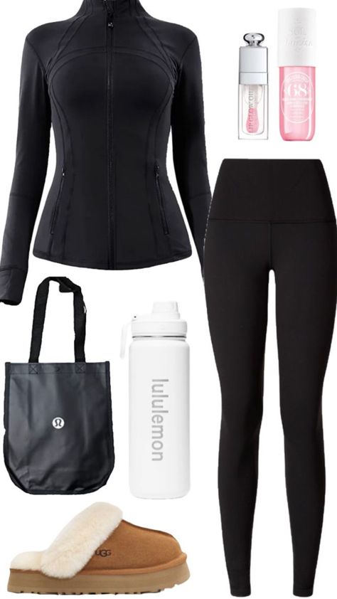 Lulu Lemon Workout Outfits, Basic Lululemon Outfits, Lululemon Outfit Casual, Lululemon Jacket Outfit, Lululemon Define Jacket Outfit, Define Jacket Outfit, Lululemon Outfit Ideas, Cute Lululemon Outfits, School Wishlist