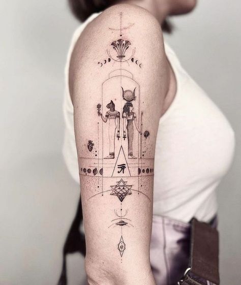 Tatoo #SleepAids #SleepTech #Sleep #Snoring Egyptian Tattoo For Women, Egyptian Tattoo Designs, Dna Tattoo, Starověký Egypt, Mystical Tattoos, Egypt Tattoo, Egyptian Tattoo, Tattoos Women, Modern Tattoos