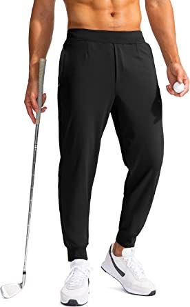 G Gradual Men's Golf Joggers Pants with Zipper Pockets Stretch Sweatpants Slim Fit Track Pants Joggers for Men Golf Joggers, Joggers For Men, Mens Jogger Pants, Joggers Pants, Winter Pants, Golf Pants, Athletic Sports, Dark Khaki, Mens Joggers