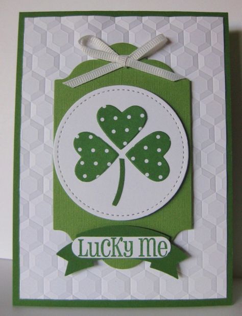 Be Of Good Cheer, Stampin Up Valentine Cards, St Patricks Day Cards, Lucky Me, St Pats, St Patrick's Day Crafts, St Nick, Spring Cards, Good Cheer