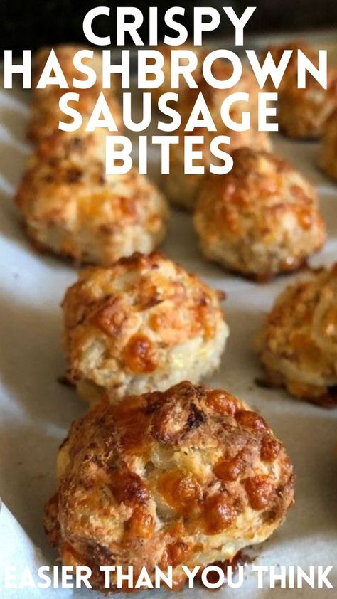 Hashbrown Bites, Ground Breakfast Sausage, Breakfast Potluck, Sausage Bites, Best Breakfast Foods, Homemade Breakfast Sausage, Thanksgiving Breakfast, Good Morning Breakfast, Bisquick Recipes