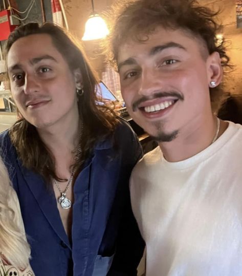 Jake And Josh Kiszka, Jake And Josh, Tooth Gap, Jake Kiszka, Music Note Tattoo, Josh Kiszka, Gap Teeth, Greta Thunberg, Music Tattoo