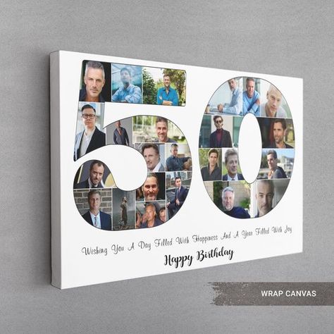 50th Birthday Gift For Women, 50th Birthday Gift For Men, 50th Birthday Gift For Mom, 50th Birthday Sign Banner Mom 50th Birthday, 50th Birthday Poster, Collage Gifts, 50th Birthday Gifts For Men, Photo Collage Ideas, 100 Birthday Gifts, 50th Birthday Gifts For Woman, Birthday Photo Collage, Collage Foto