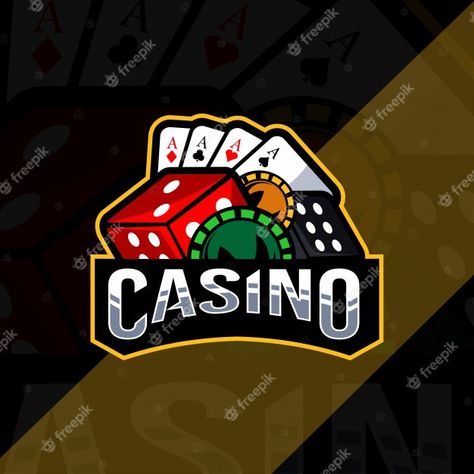 Premium Vector | Casino mascot logo esport template Fantasy Football Logos, Casino Logo, Win Casino, Laser Show, Logo Sport, Neon Logo, Play Casino, Creative Background, Mascot Logo