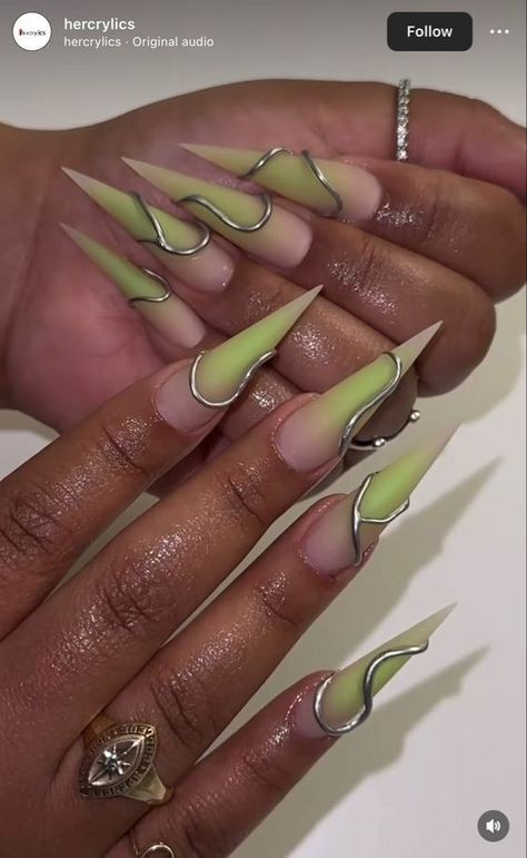 #follow #nailart #nailsofinstagram #nails #acrylicnails #beautyblog #blogging #blogger #blog Stiletto Acrylic Nails Designs, Stiletto Birthday Nails, Classy Stiletto Nails, Cute Stiletto Nails Designs, Stiletto Nails Designs Unique, Stiletto Acrylic Nails, Unique Acrylic Nail Designs, Nails January, Old Money Nails