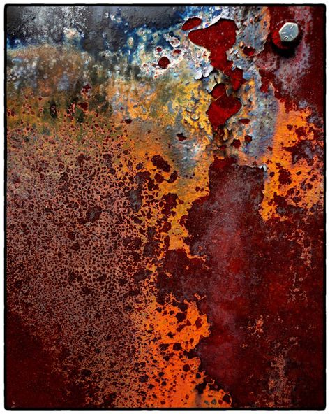 Beauty Fotografie, Photography Abstract, Peeling Paint, Rusted Metal, Abstract Photography, Color Textures, Art Abstrait, Macro Photography, Texture Art