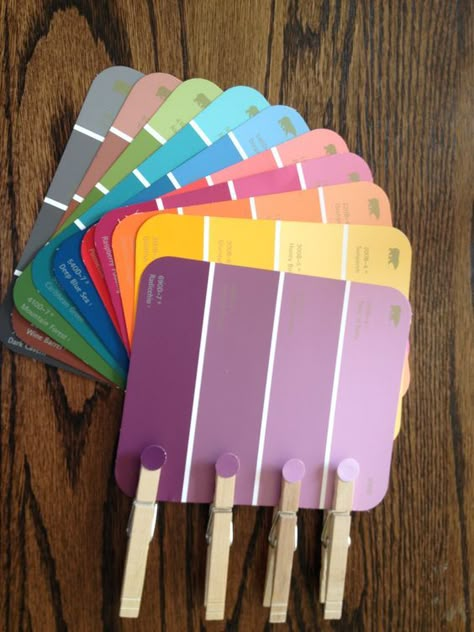 Paint Chip Color Matching Game...great idea for adults with memory loss due to Alzheimers or other dementia. Geriatric Activities, Nursing Home Crafts, Assisted Living Activities, Memory Care Activities, Alzheimers Activities, Nursing Home Activities, Recreation Therapy, Occupational Therapy Activities, Elderly Activities