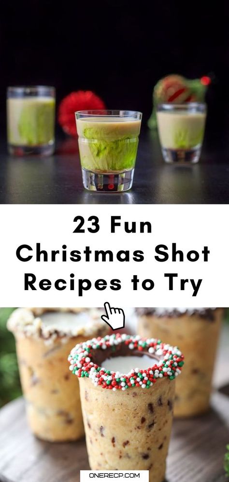 Add some cheer to your holiday parties with 23 fun Christmas shot recipes, blending festive flavors and vibrant colors. Visit our site for creative ideas that will delight your guests and make your celebrations unforgettable! Christmas Party Shots Holiday Drinks, Festive Shots Holiday Drinks, Layered Shots Alcohol, Shotcuterie Board Drinks, Layered Shots Recipes, Dessert Shots Alcoholic, Fun Christmas Shots, Shot Charcuterie Board Ideas, Creative Christmas Cocktails