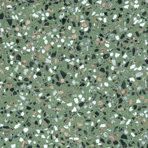 Resin Terrazzo | Diespeker & Co. | Quality stone specialists since 1881 Kitchen Terrazzo, Green Terrazzo, Tree Plan, Sage Green Kitchen, Bakery Design Interior, Floor Texture, Green Flooring, Flat Interior, Rock Garden Landscaping