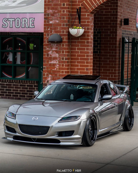 2000s Sports Cars, Rx 7 Mazda, Mazda Rx8 Wallpapers, Mazda Rx8 Modified, Rx8 Modified, Mazda Rx8, Stanced Cars, Mazda Cars, Rx 8