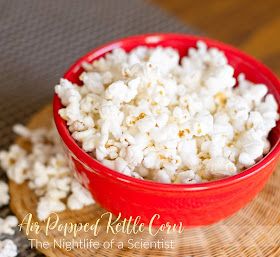 Air Popper Popcorn Recipes, Air Popped Popcorn Recipe, Movie Treats, Homemade Kettle Corn, Sweet And Salty Popcorn, Kettle Corn Recipe, Popcorn Recipes Sweet, Kettle Corn Popcorn, Popcorn Recipes Easy