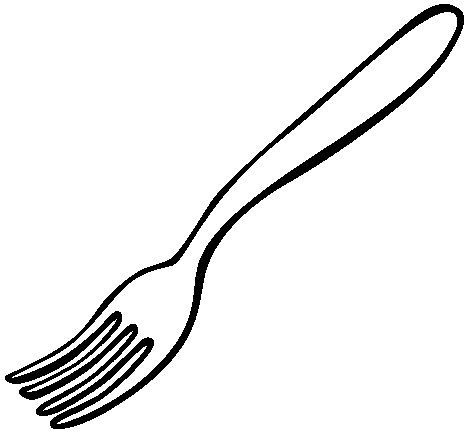 Fork Drawing, Spoon Drawing, Good Table Manners, Abc Coloring Pages, Abc Coloring, Clipart Black And White, Flower Crafts, Drawing Tutorial, Coloring Pages