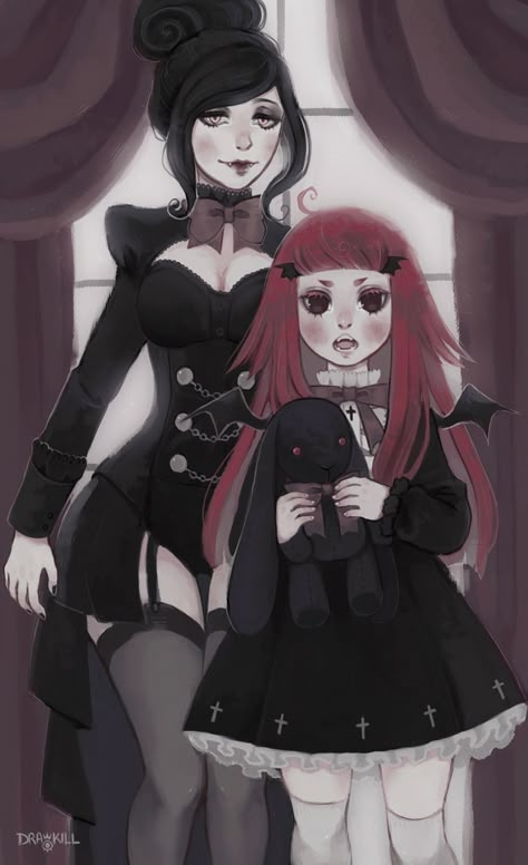 Happy Halloween! - image Vampire Blood, Vampire Art, Goth Art, Demon Art, Dark Art Illustrations, Scary Art, Creepy Cute, Art Anime, Horror Art