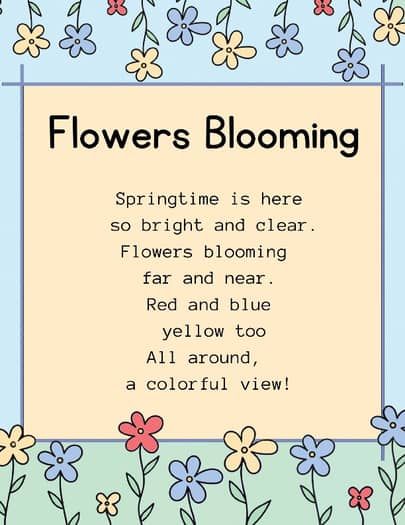 4 Spring Season Poems: 2 Versions by Beehavior Beehive | TPT Poem Design Ideas, Seasons Poem, Spring Poem, Poem Topics, Poem Design, Creative Practice, 5th Grade Ela, Middle School 6th Grade, 7th Grade Ela