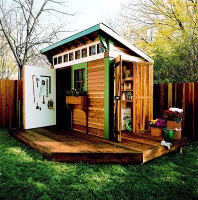 Relaxshacks.com: Micro-SHED-alicious- These seven little backyard cabins just may be inspiration for you own TINY HOUSE! Small Scale Gardening, Backyard Cabin, Small Garden Shed, Small Sheds, Storage Shed Plans, Shed Plan, Backyard Sheds, Backyard Shed, Wooden Sheds