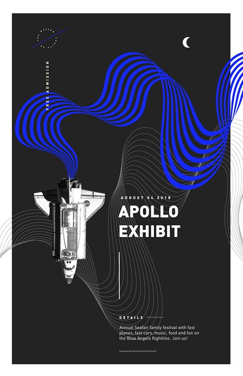 The Museum of Flight Rebrand - Adobe Design Achievement Awards Innovation Poster Design, Awards Graphic Design, Award Design Graphics, Innovation Graphic Design, Award Poster Design, Movement Graphic Design, Achievement Poster, Question Design, Space Poster Design