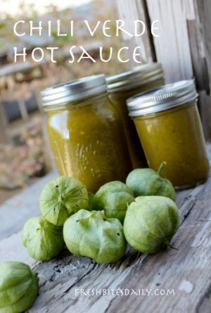 A chili verde hot sauce to take your recipes to a new level Tomatillo Hot Sauce Recipe, Tomatillo Hot Sauce, Horderves Appetizers, Fresno Chili, Tomatillo Sauce, Chili Verde, Homemade Hot Sauce, Verde Sauce, Salsa Guacamole