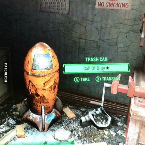 Great Call of Duty easter egg in Fallout 4 Fallout 4 Secrets, Fallout 4 Funny, Fallout Facts, Fallout Meme, Fallout Funny, Fallout Game, Xbox 1, Fallout Art, Video Game Memes