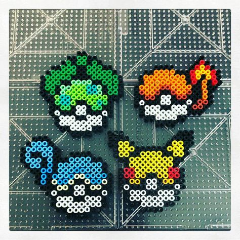 Pokémon Perler Beads, Hama Beads Pokemon, Pokémon Perler, Pokemon Perler, Modele Pixel Art, Hamma Beads Ideas, Pokemon Bead, Easy Perler Bead Patterns, Pokemon Perler Beads