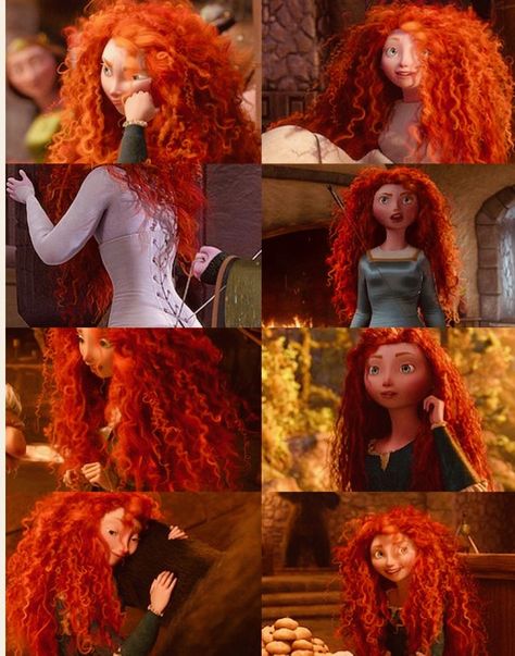 Merida Brave Hair, Rebelle Disney, Prenses Merida, Merida Hair, Disney Princess Merida, Merida Disney, Princess Merida, Disney Brave, Merida Brave