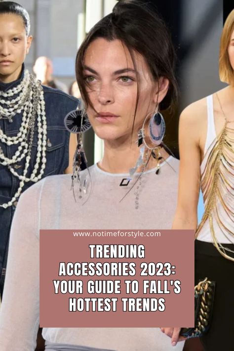 Trending Accessories 2023: Your Guide to Fall's Hottest Trends — No Time For Style Affordable Trendy Fashion Statement Choker, Necklaces 2023, Latest Earrings Trends, Fall Jewelry Trends 2024, Affordable Statement Layered Choker Necklace, Necklaces Trend 2024, 2024 Accessories Trends, Jewelry Trends 2023 2024, 2024 Jewelry Trend