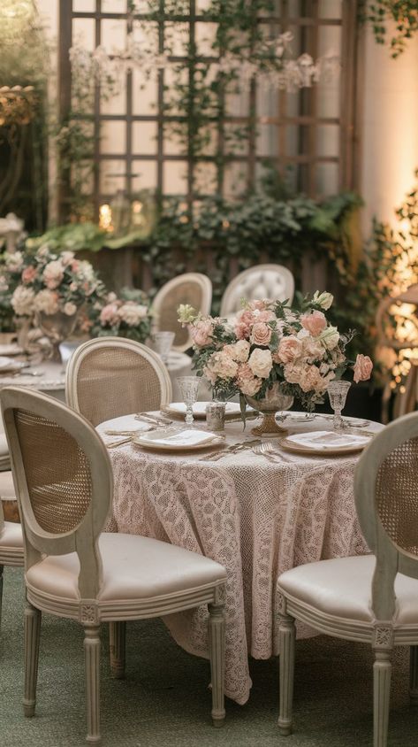 40+ Stunning Outdoor Table Decor Ideas for Every Season Vintage Table Decorations Wedding, Vintage Theme Wedding Reception, Vintage Wedding Table Decor, Vintage Table Decorations, Antique Cutlery, Vintage Party Decorations, Outdoor Table Decor, Vintage Wedding Table, Vintage Garden Wedding