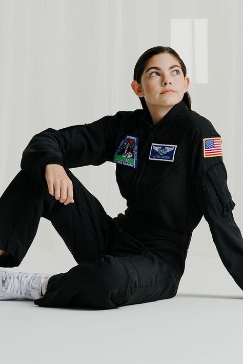 Astronaut Inspired Outfit, Alyssa Carson, Space Clothes, Mars Mission, Nasa Clothes, Netflix Shows, Space Outfit, Medical School Motivation, First Youtube Video Ideas