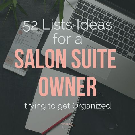 Salon Studio Suite Decor, Salon Suite Name Ideas, Beauty Suites Ideas, Things To Ask For At The Hair Salon, Salon Suite Owner, Hairstylist Organization Ideas, What To Ask For At Hair Salon, Salon Suites Ideas, Salon Suite Checklist