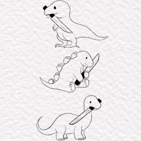 Maching Tattoos, Cute Matching Tattoos, Matching Friend Tattoos, Bestie Tattoo, Petit Tattoo, Dinosaur Tattoos, Matching Sister Tattoos, Ghost Tattoo, Sibling Tattoos