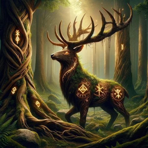 Magic Deer #aiart #aiartworks #aiartdaily #generativeart #aiartcommunity #digitalart #generatedart #digitalpainting #artwork #digitalartist #characterdesign #fantasyart #fantasyartwork #fantasy #stag #deer #elements Fantasy Stag, Deer Creature, Mythical Deer, Fantasy Deer, Stag Deer, Liquid Silver, Creature Artwork, Deer Art, Fantasy Forest