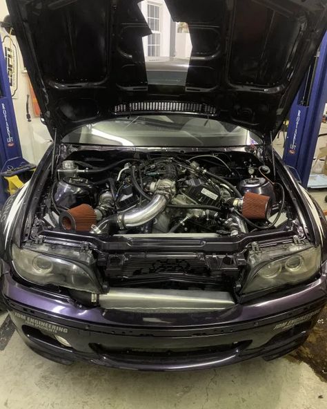 BMW E46 with a Twin-Turbo Ecoboost V6 – Engine Swap Depot Bmw E46 Sedan, Bmw Turbo, E46 Sedan, Nissan S13, Bmw Engines, V6 Engine, Engine Swap, Family Friend, Classic Cars Trucks