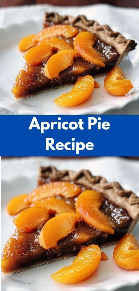 How about some apricot recipes? This apricot pie recipe is ideal! It’s a delicious pie dessert perfect for any pie baking occasion and a great pie idea. Apricot Pie Recipe, Apricots Recipes, Apricot Pie, Pie Ideas, Apricot Recipes, Apricot Chicken, Pie Baking, Baking Inspiration, Chicken Pie