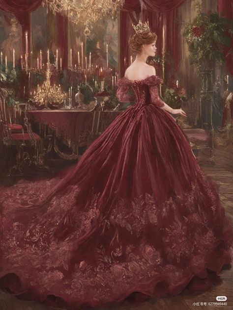 Royal Dress Aesthetic, Ball Gown Aesthetic, Royal Ball Gown, Gown Aesthetic, Era Victoria, Rococo Era, Reza Pahlavi, Victorian Paintings, Fairy Dresses