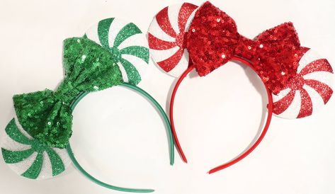 Christmas Disney Ears, Deer Headband, Retro Headband, Minnie Ears Headband, Holiday Headbands, Princess Decorations, Horn Headband, Christmas Disney, Party Headband