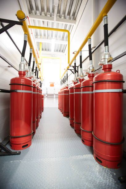 Fire Suppression System Inspection Near Me Narrow Corridor, Air Image, Industrial Room, Fire Protection System, System Kitchen, Fire Suppression System, Fire Suppression, Fire Prevention, Fire Extinguishers