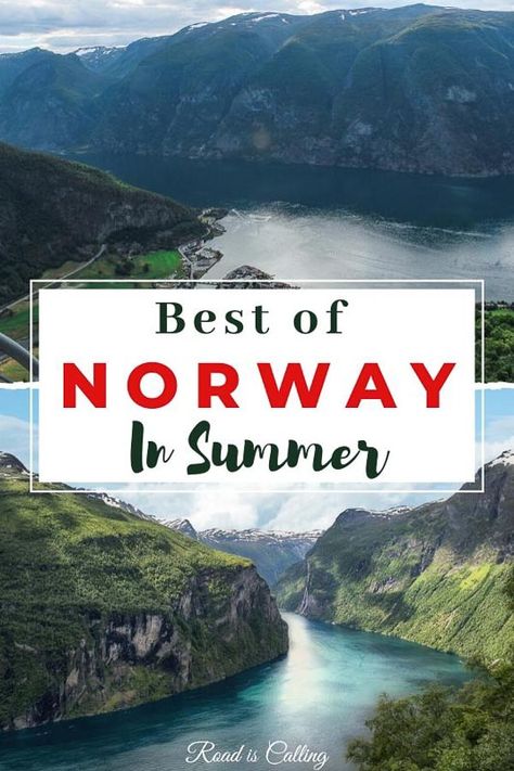 Norway in summer has so much in store for a traveler! See a list of the absolutely jaw-dropping places in Norway that are particularly amazing to visit in summer! Fjords, cliffs, hikes, national parks, train rides, lookouts and more, all these places will amaze you! #norway #summertravel #norwaytravel #adventure #bestofnorway Norway In Summer, Norway Summer, Norway Vacation, Inspiring Places, Scandinavia Travel, Visit Norway, American Continent, Norway Travel, Bucket Lists