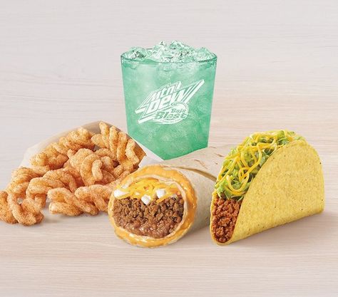 Taco Bell Menu With Prices Mini Mexican Pizza, Taco Bell Menu, Taco Bell Pizza, Tacos Menu, Cheesy Nachos, Creamy Jalapeno, Crispy Tacos, Cinnamon Twists, Nacho Cheese Sauce