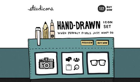 25 Examples of Illustration and Hand Drawn Elements in Web Design #web #design #inspiration #layout #webdesign Product Sketch, Logos Retro, Vintage Logos, Store Window Displays, Hand Drawn Type, One Page Website, Hand Drawn Icons, Logo Type, Design Theory