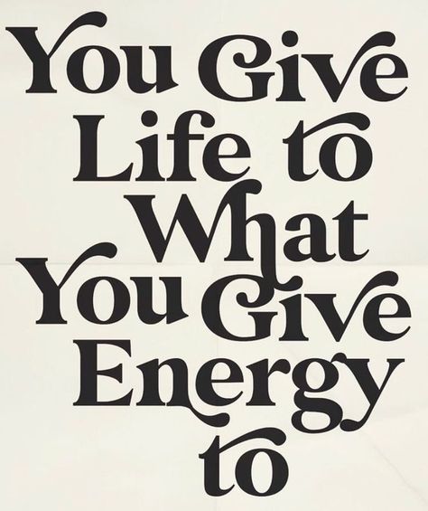 Protect your energy. Raise your vibration. You give life to what you give energy to. Positive and motivating quote for motivation monday. Gemini Today, Good Quotes, Life Quotes Love, In My Feelings, Happy Words, Creative Advertising, Note To Self, Pretty Words, Logo Inspiration