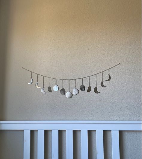 #moonphase #garland #decor #baseroots Moon Garland, Dorm Sweet Dorm, Phases Of The Moon, Room Redo, Garland Decor, Moon Phases, Half Moon, Art Stuff, The Moon