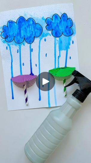 15K views · 380 reactions | ☔️ Rainy Day Crafts☔️. Follow @happytoddlerplaytime for more easy activity and craft ideas for kids. And did you know we’re not just for toddlers (but we do have lots of good stuff for toddlers)!!!  Visit happytoddlerplaytime.com for details on this idea and more ways to keep kids 0-12 years old off screens, busy learning and having fun. | Mandisa Watts | JVKE · clouds Rainy Day Activity For Kids Preschool, Rainy Season Activity For Kids, Rainy Season Craft For Kids, Rain Activities For Toddlers, Easy Activities For Toddlers, Aba Therapy Activities, Rainy Day Activities For Kids, Seasons Activities, Rainy Day Crafts