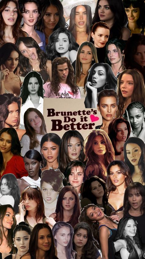 brunettes do it better 2000s Brunette Icons, Brunettes Are Better, Costume Ideas 2000s, Iconic Brunette Movie Characters, Brunette Movie Characters, 2000s Brunette, Iconic Brunette Characters, Brunette Characters Costumes, Famous Brunettes